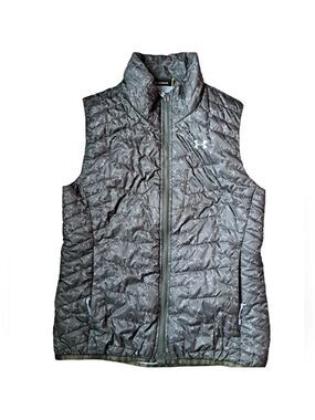 UNDER ARMOUR cold gear reactor lightweight VEST green camo like fitted hike XS